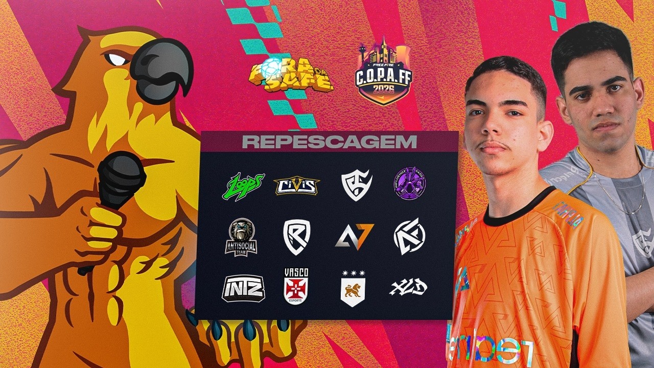 🔴COPA FF COM FORA DA SAFE - REPESCAGEM PARA FINAL🔴#FREEFIRE