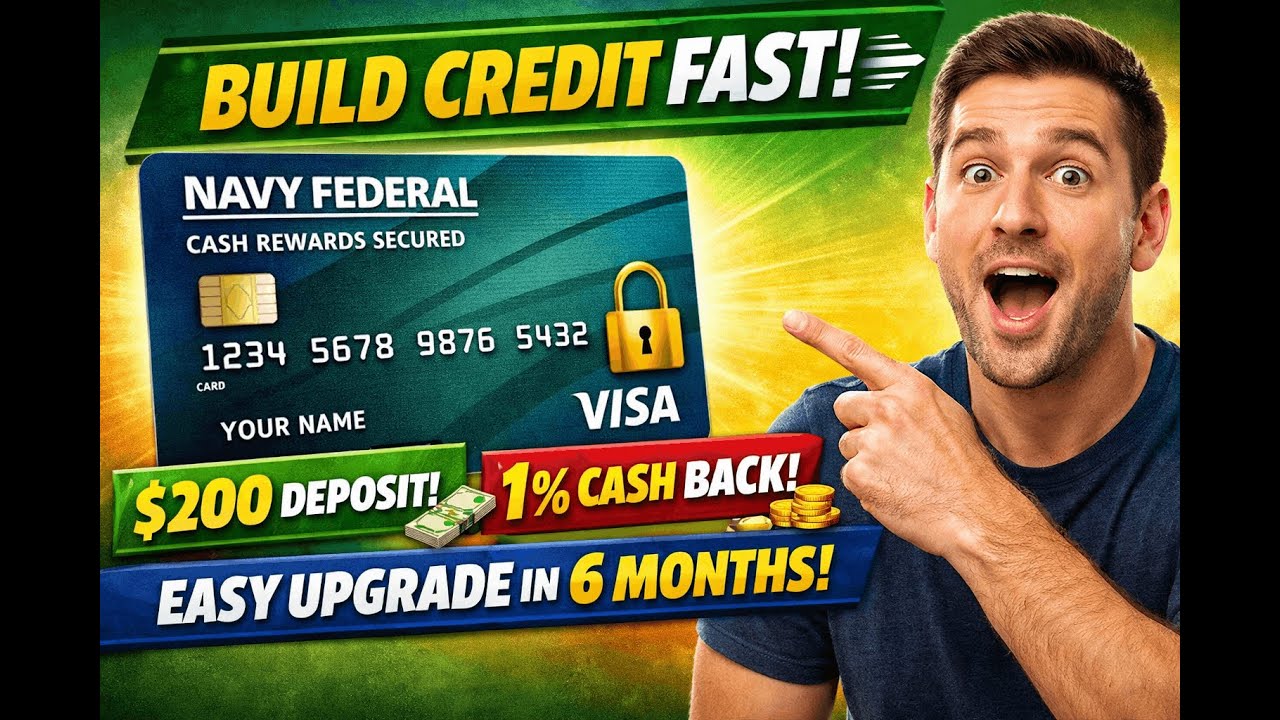 Navy Federal Secured Credit Card Review (2026) | Build Credit FAST with $200 Deposit