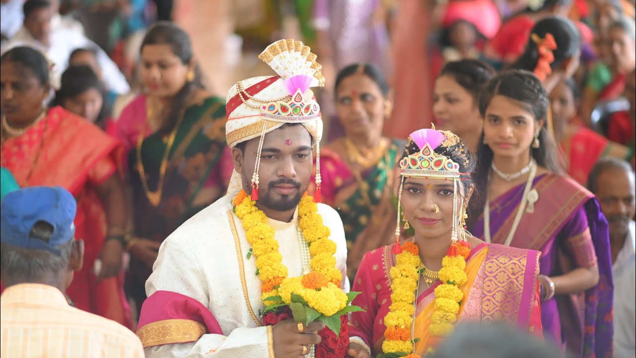 कोकणातील लग्न सोहळा |दत्ताराम ❤️सायली |निम सांडणे|#wedding #lagngeet #varat #dance #villagelife