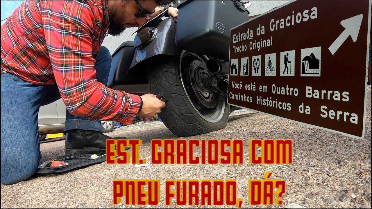 Rolezinho com pneu furado dá certo?