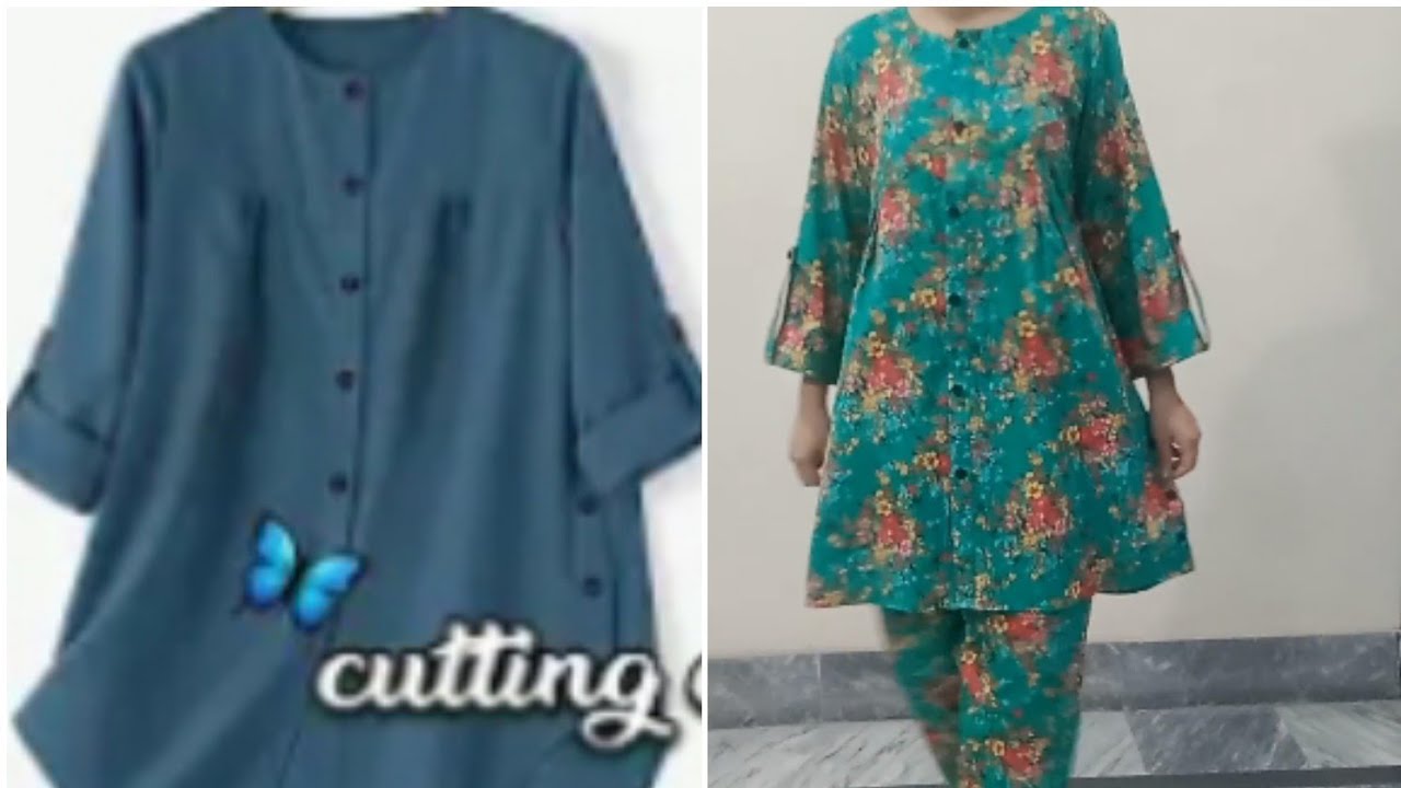 Trending Elegant Viral suit cutting & stitching | Ready Made Style Shirt /Kurti Cutting &stitching|