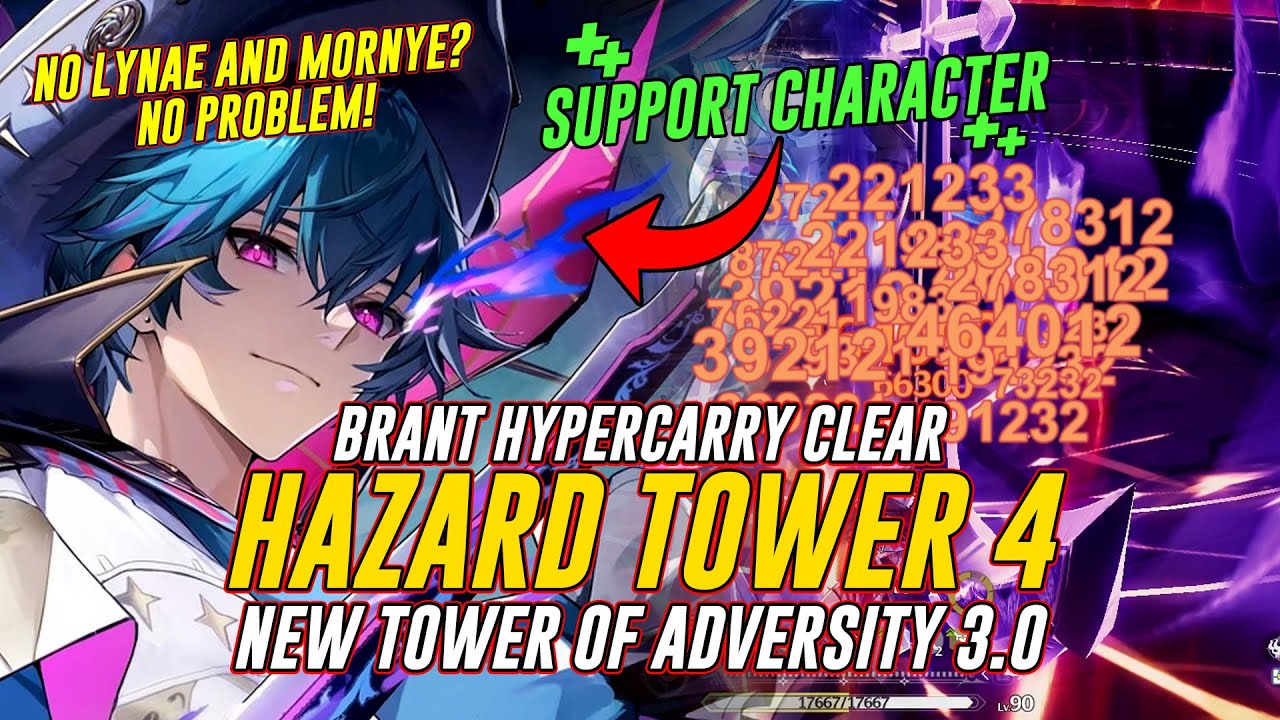 NO LYNAE AND MORNYE!😭😭WE GOT BRANT AT HOME! S0R1 BRANT HYPERCARRY VS HAZARD TOWER | WUTHERING WAVES