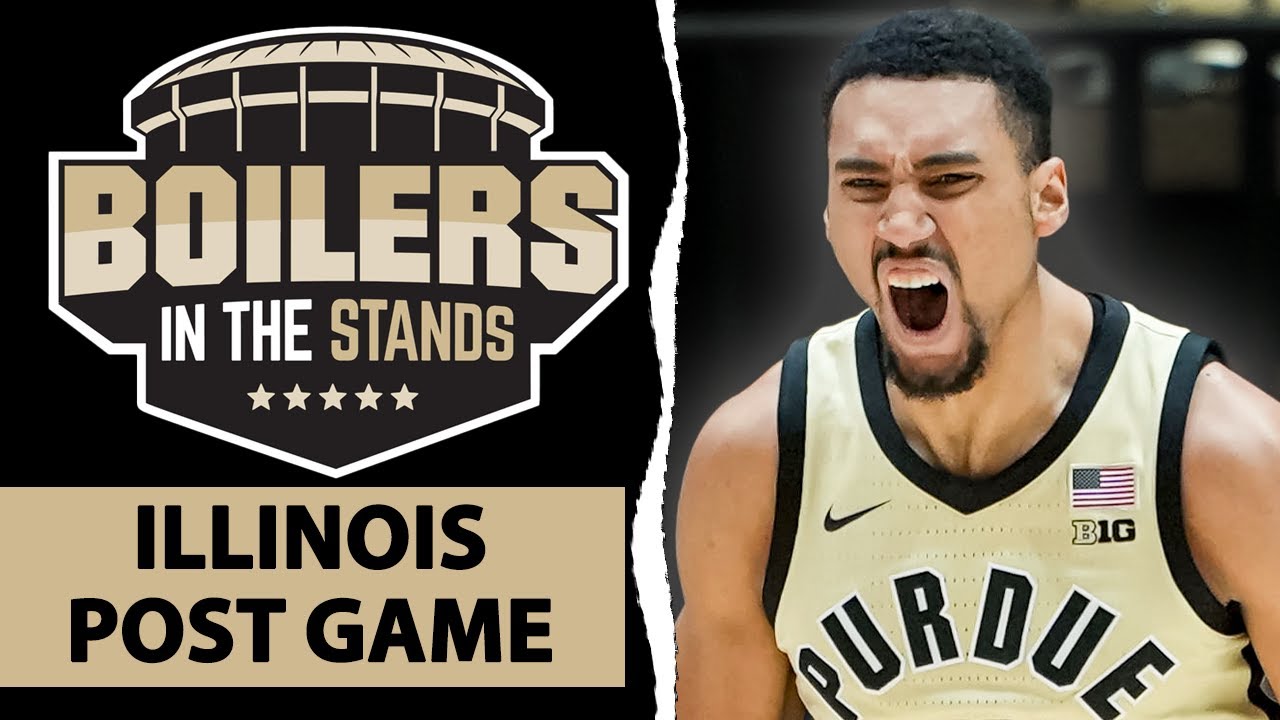 Purdue Boilermakers vs Illinois Fighting Illini POST GAME | Boilers In The Stands
