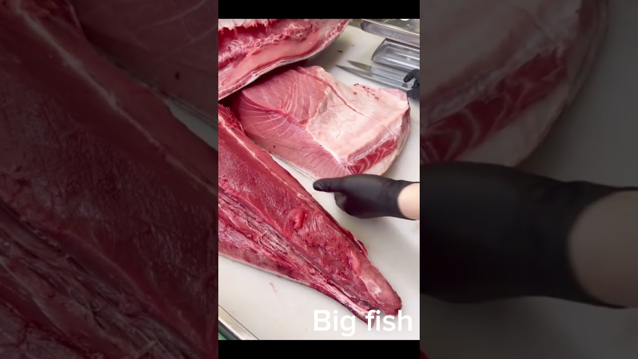 Big fish cutting 