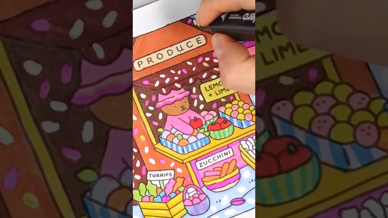 DOCES e BRIGADEIRO 🍬🍫🍭🧁 #art #pintura #colorir #desenho #doces