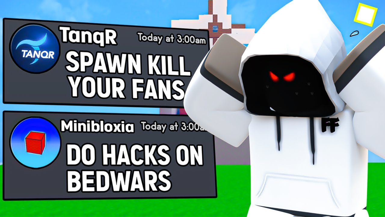 I Did YOUTUBERS Bedwars DARES.. (Roblox Bedwars)