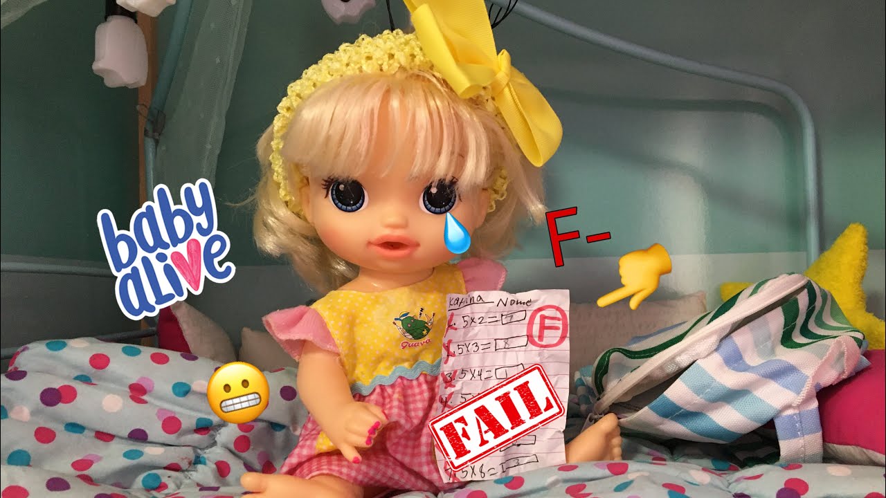 BABY ALIVE Katrina doesn't Study!