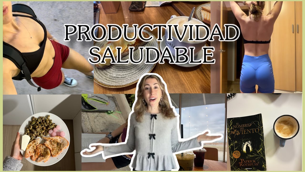 CÓMO ser PRODUCTIVO de forma saludable y sostenible✨🎧📚