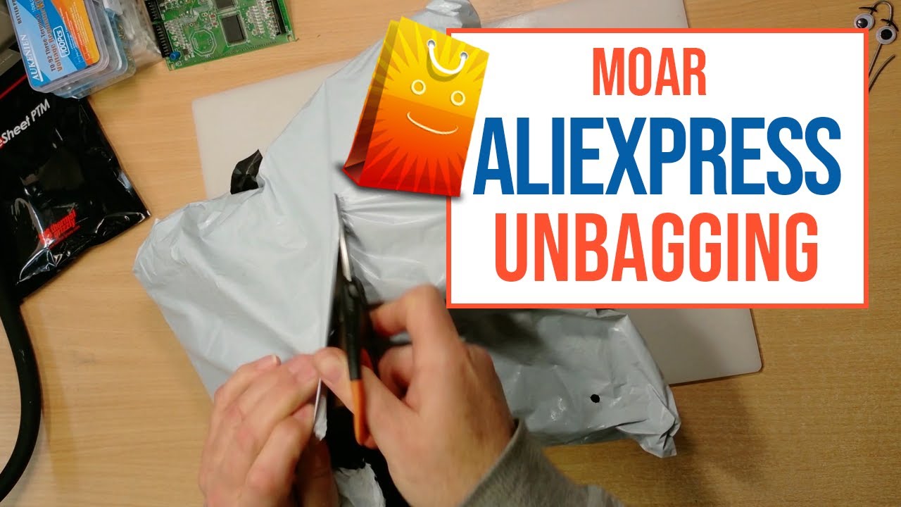 Un-bagging AliExpress goodies brings such joy