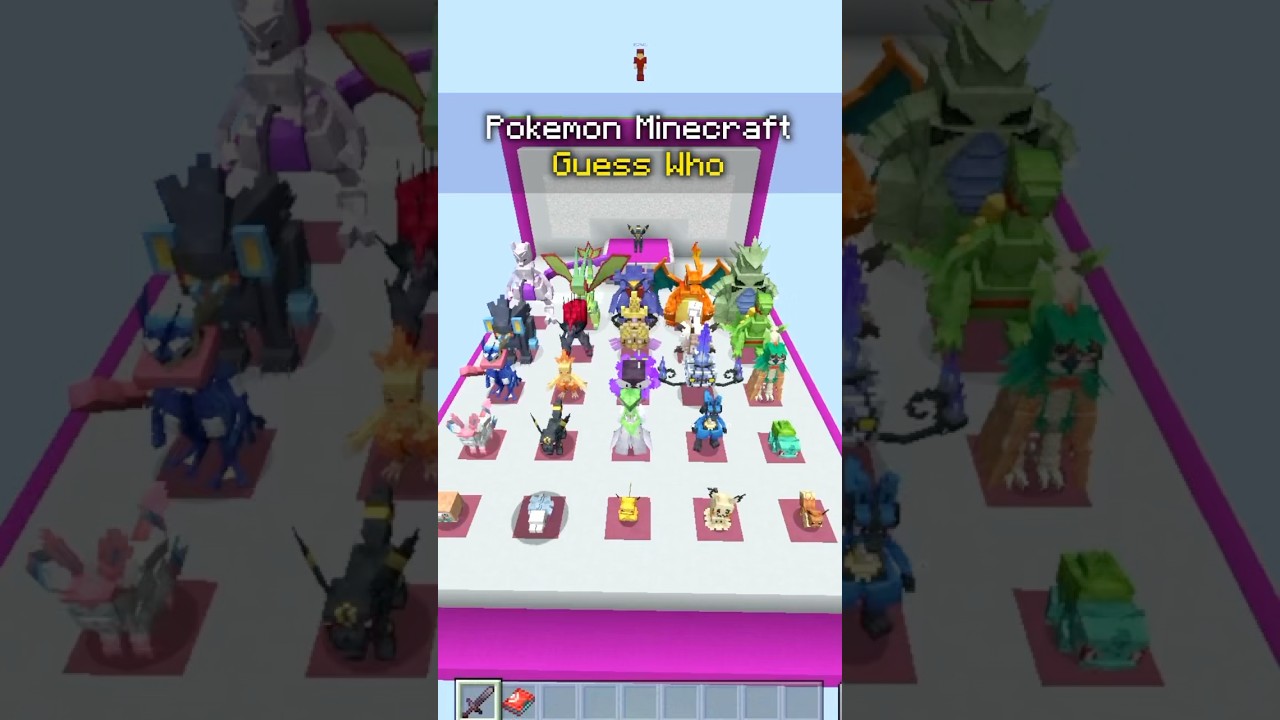 Pok&eacute;mon Minecraft Guess Who