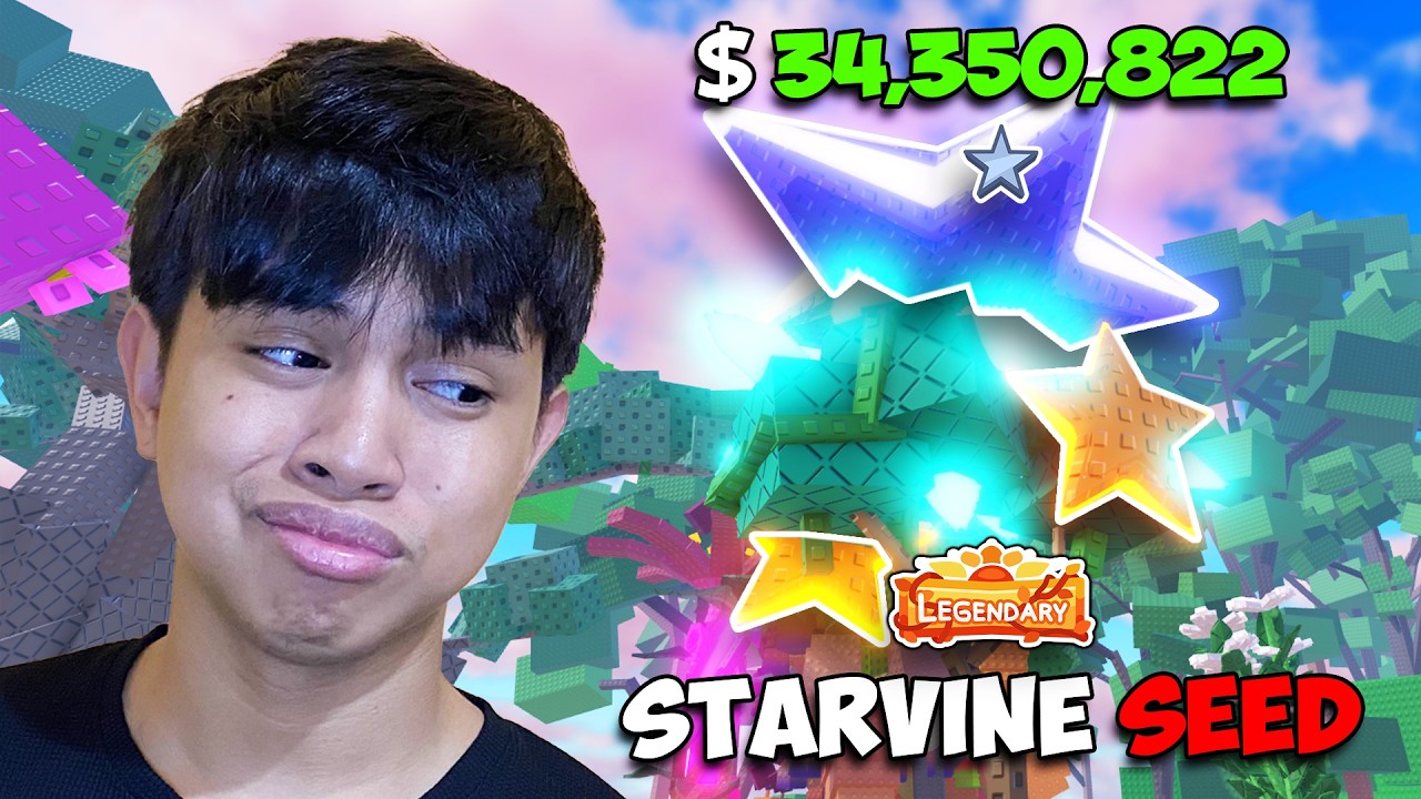 I Made The BIGGEST STARVINE FRUIT in GARDEN HORIZONS