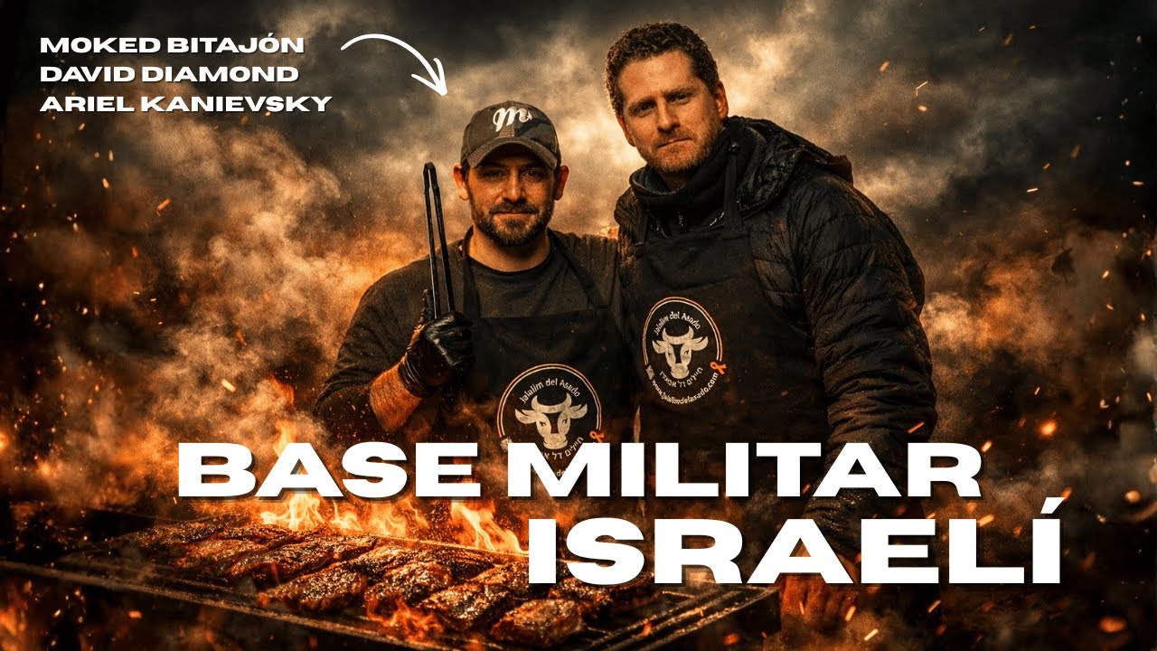 Un ASADO para los SOLDADOS de ISRAEL: DAVID DIAMOND, MOKED BITAJÓN y ARIEL KANIEVSKY