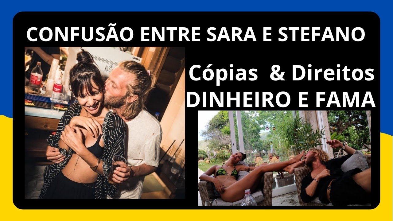 CONFUS&Atilde;O ENTRE SARA BLUMA E STEFANO PAPA 