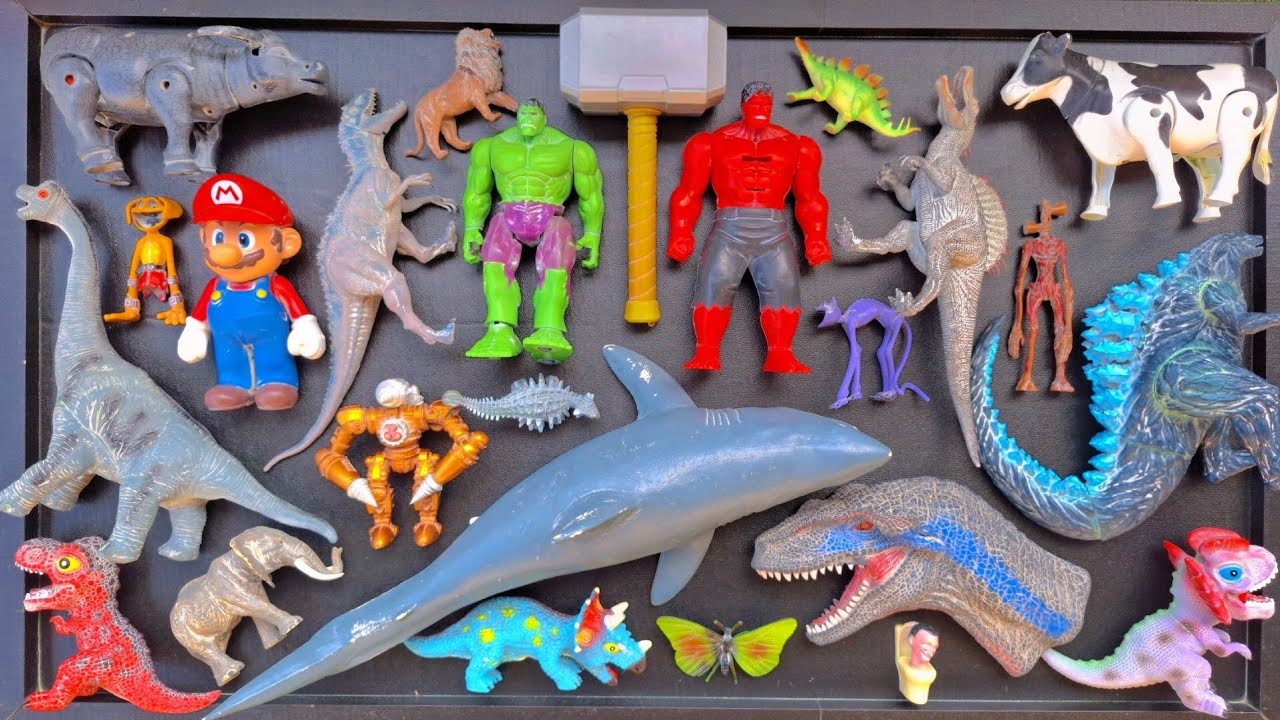 Dinosaurus Jurassic World Dominion: T-rex/Brachiosaurus/ Skibidi/ Spider-Man/KingKong/ KingGidorah