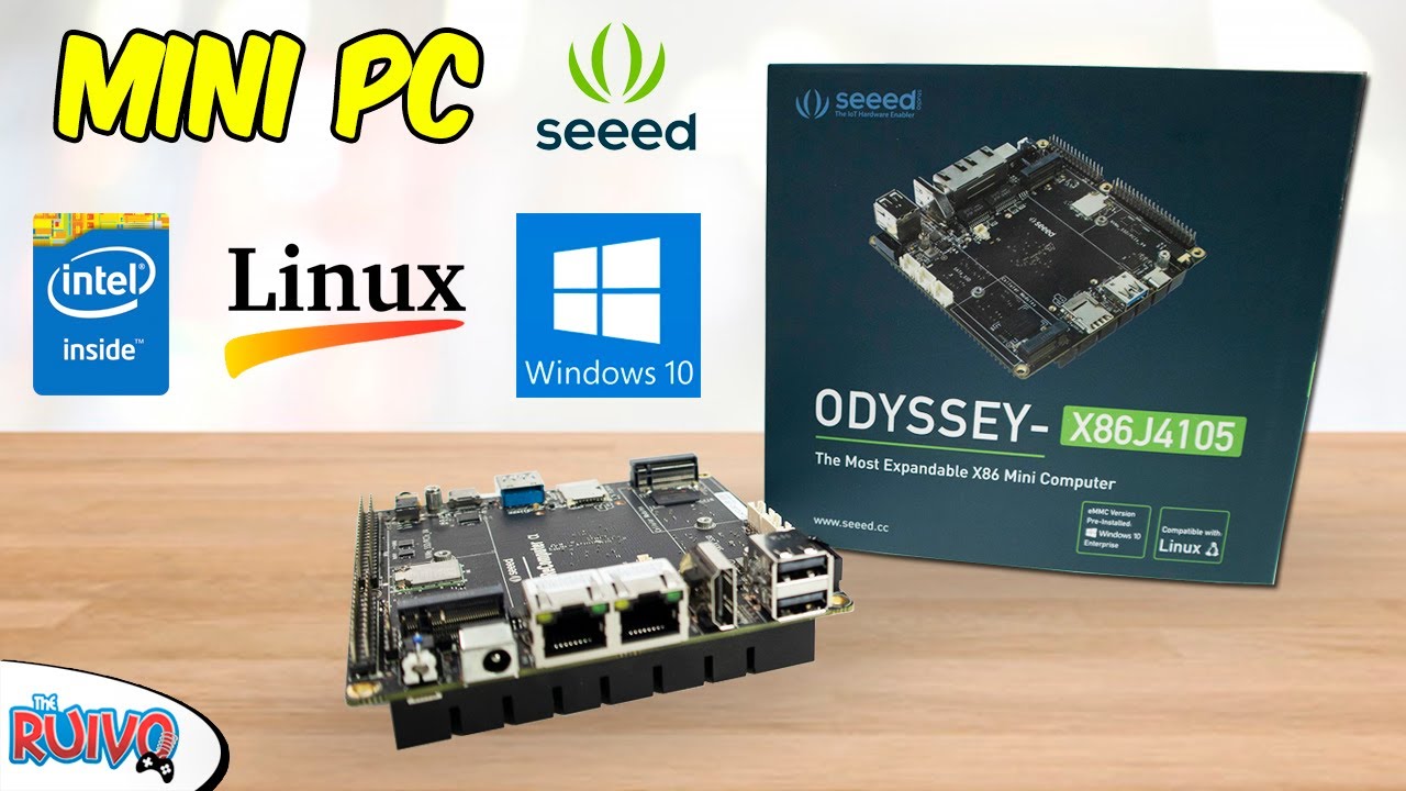 Mini PC Odyssey X86 J4105 com Processador Intel e 8GB de RAM (Seeed)