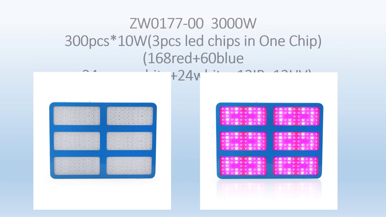 LVJING NEW LED Grow light 1000w/2000w/3000w