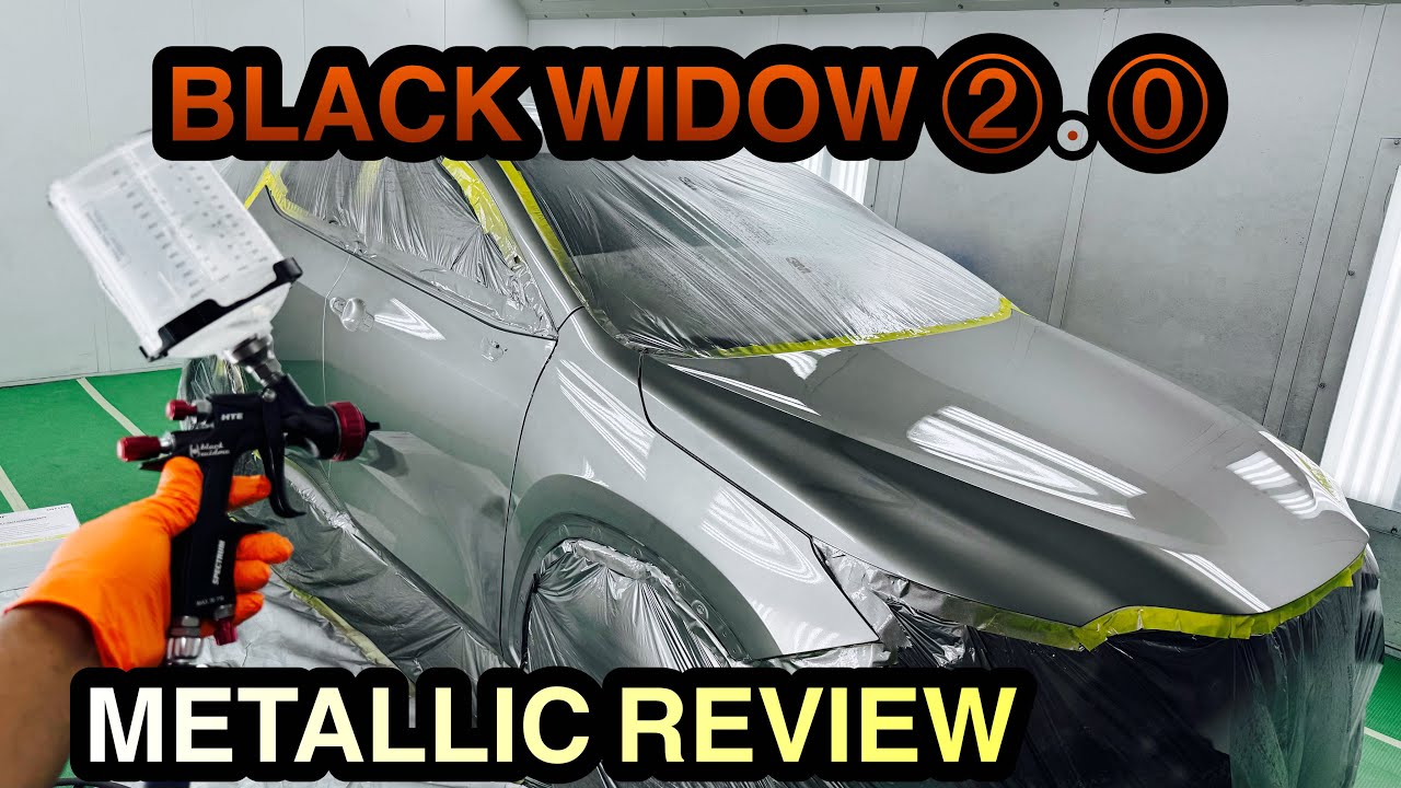 BLACK WIDOW 2.0 PAINT GUN {METALLIC REVIEW}