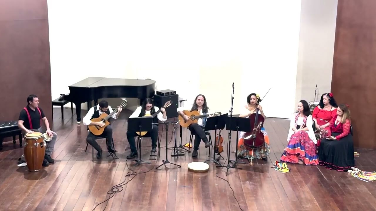 Leo Rugero e grupo Andaluz - Apresentação de música e dança cigana 