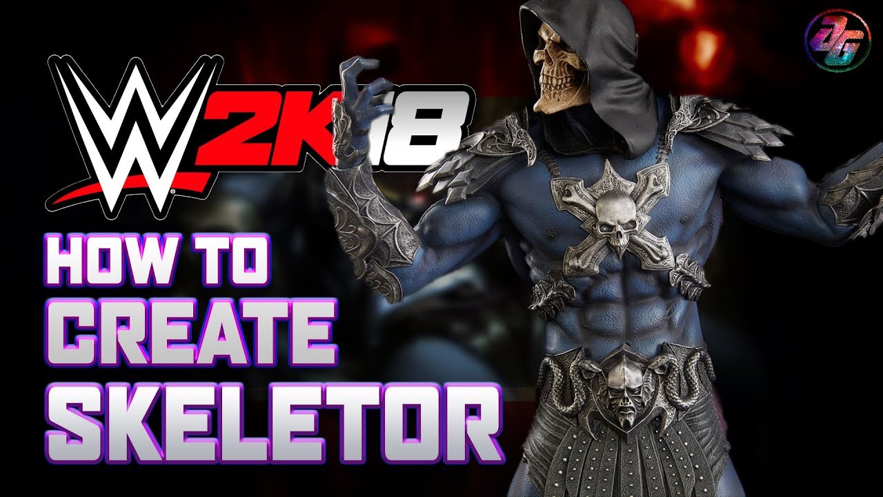 How to make Skeletor in WWE 2K18 ✔