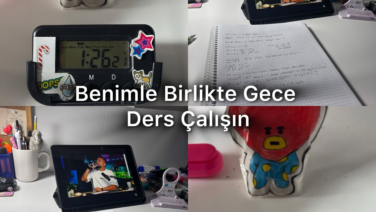 Benimle Birlikte Gece Ders Çalışın | Berru Bozkurt