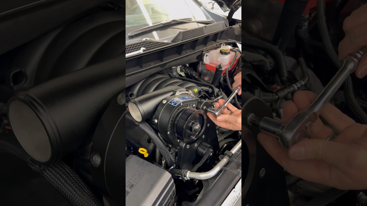 CHEVROLET SILVERADO GETS PROCHARGER POWER #procharger  #supercharged  #chevrolet #silverado #truck