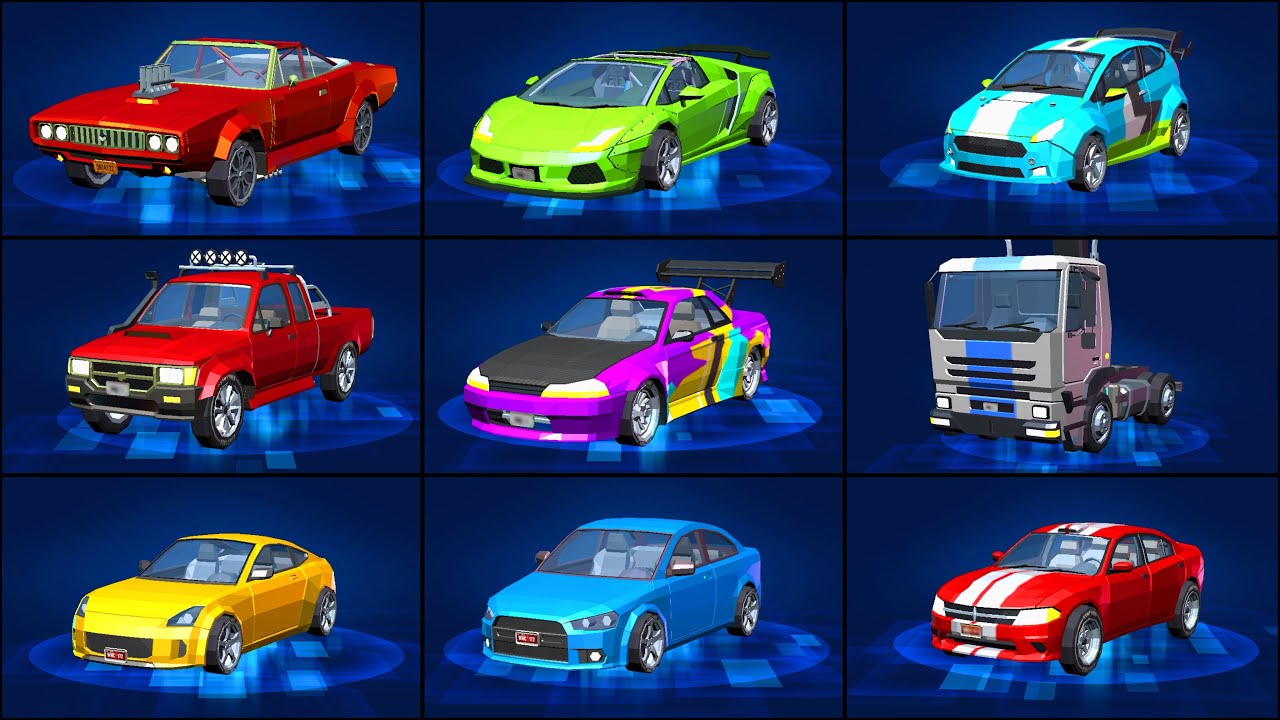 Crazy Rush 3D ALL CARS UNLOCKED Gameplay part - 02