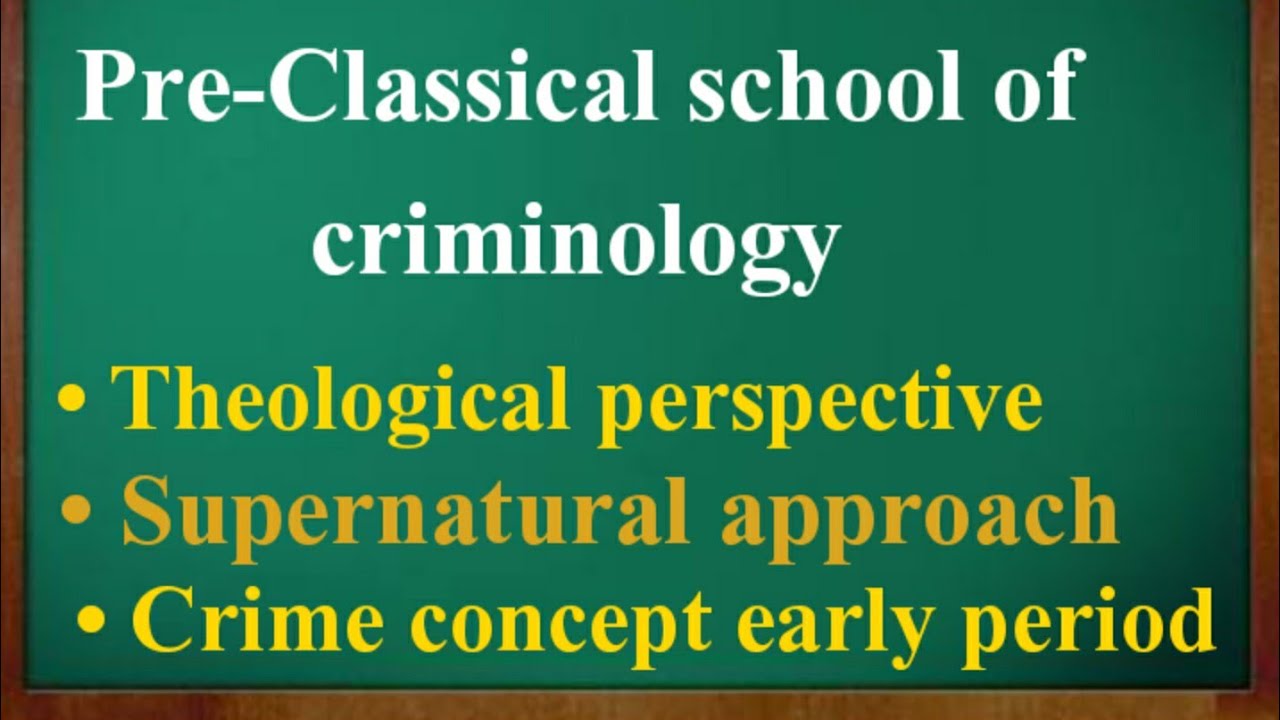 Early explanation of Criminology| Pre-Classical school of criminology | Demonological Theory|