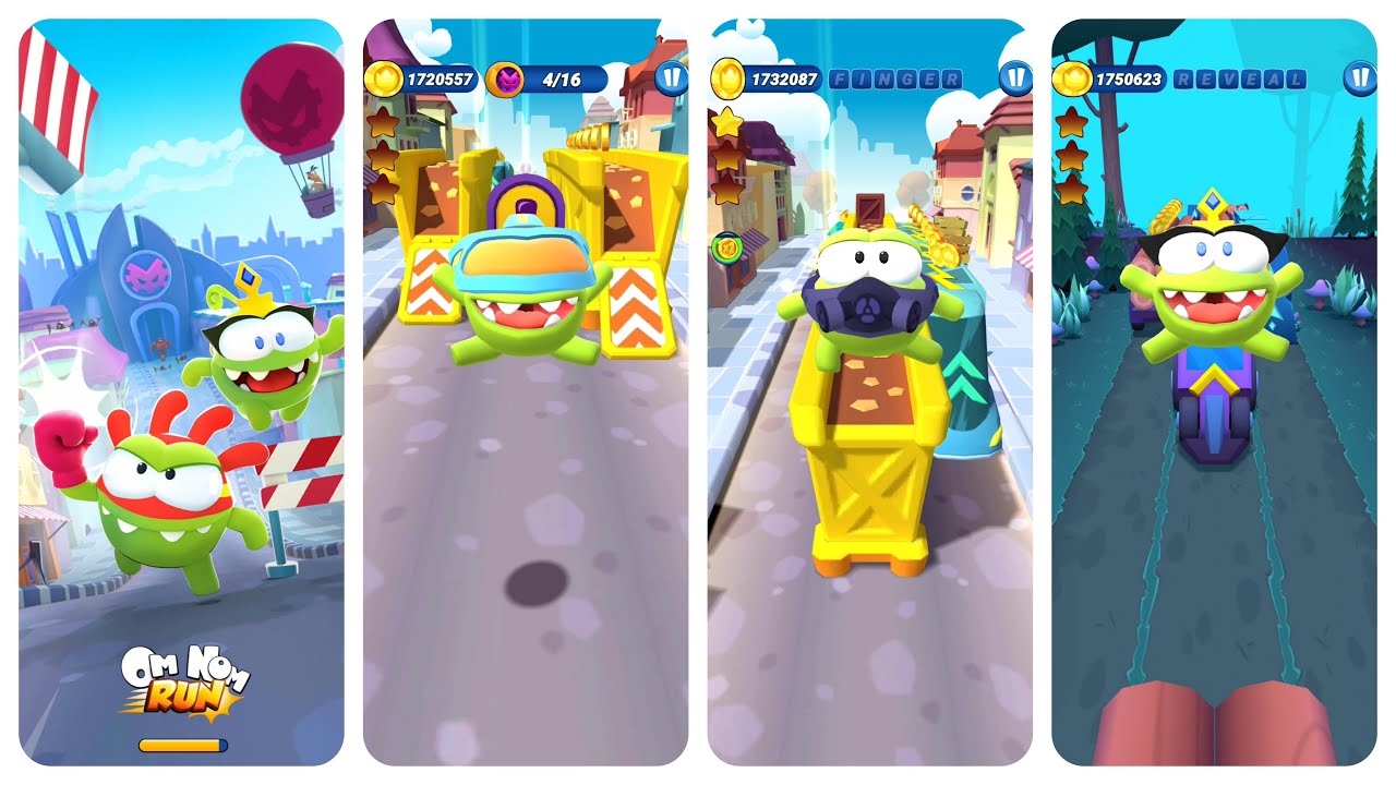 Om Nom Run Missions 138 to 140 Mission Accomplished