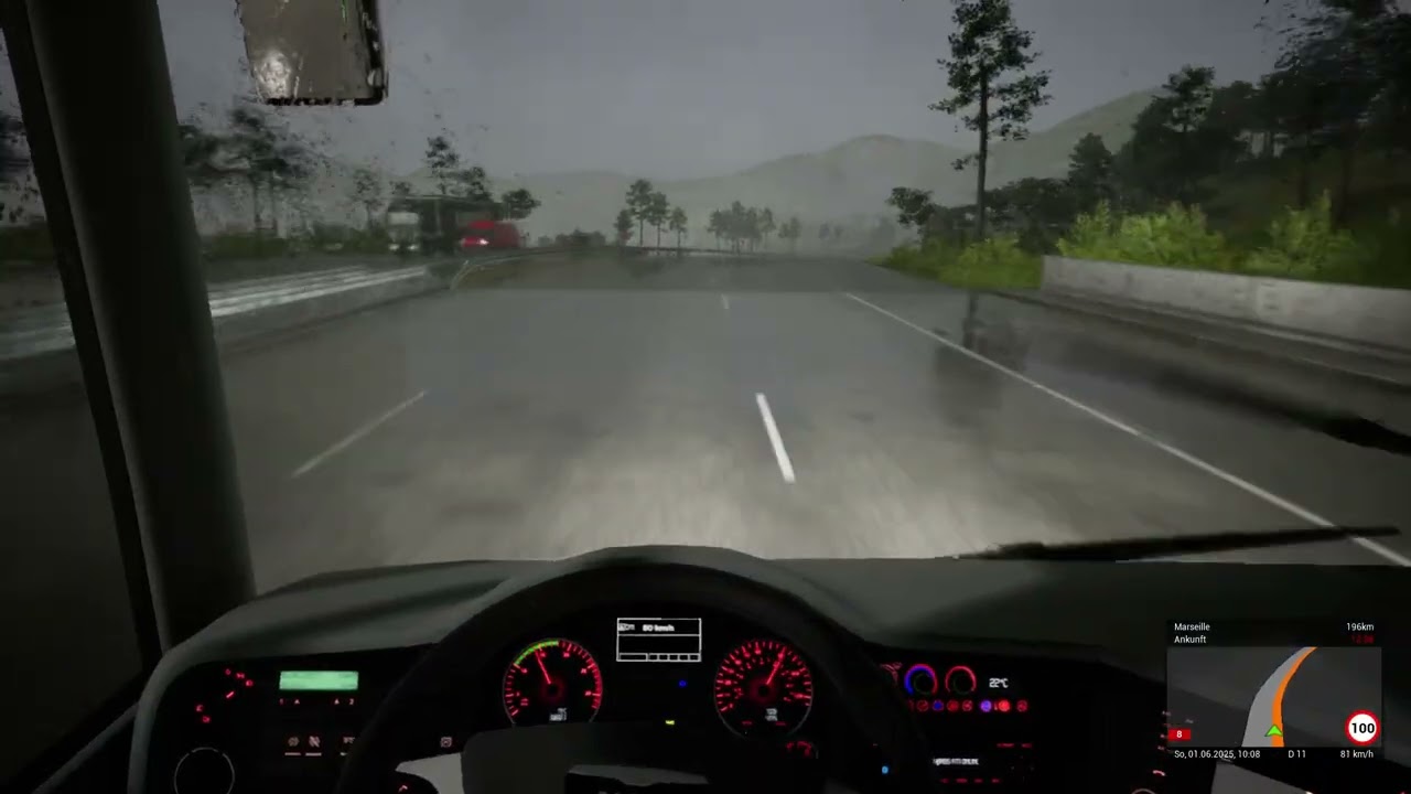 Malto 4.1 spielt Fernbus Simulator und fährt von Nice Arrival nach Marseille