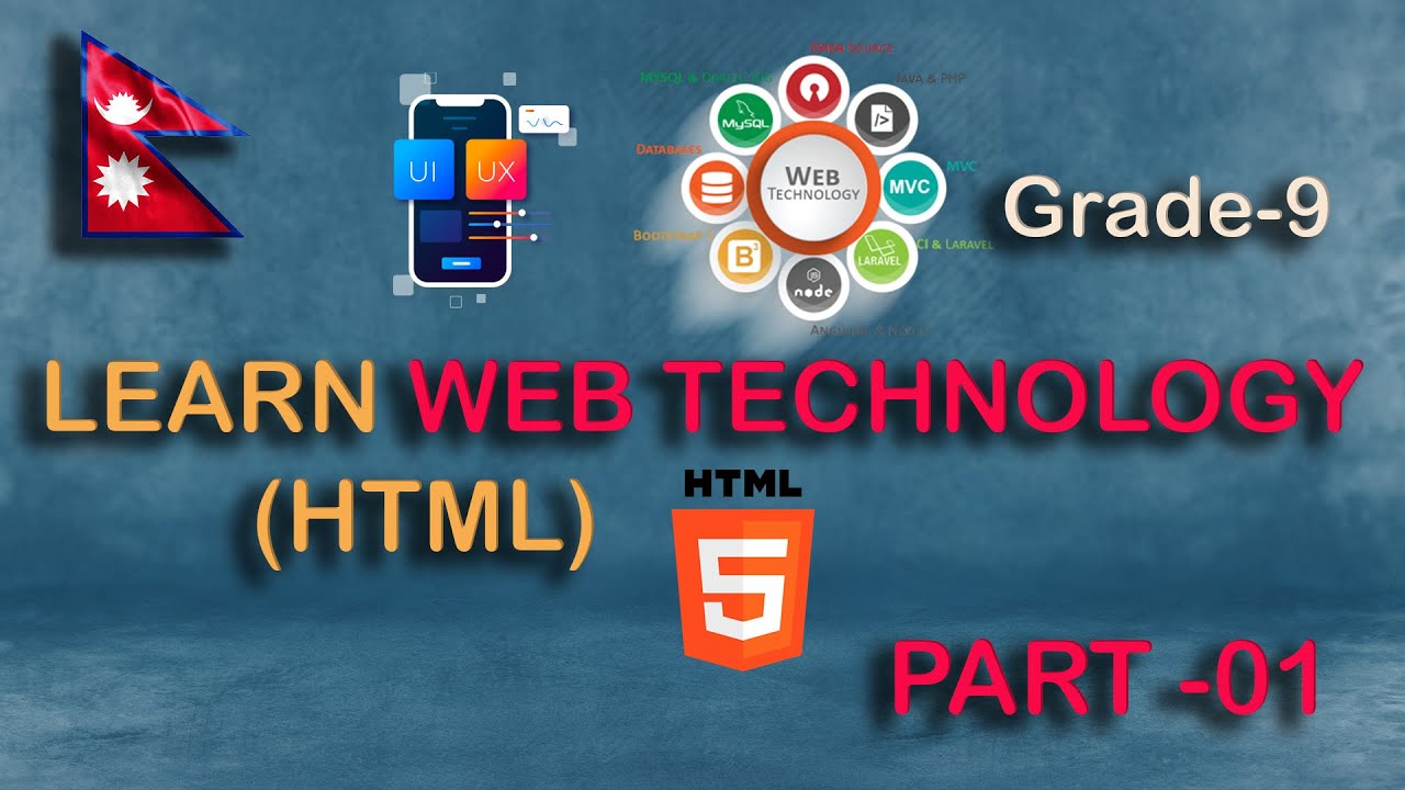 Introduction to Web Technology|HTML Basics for Grade 9 |UI/UX,Frontend, Backend, WDLC, DNS Explained
