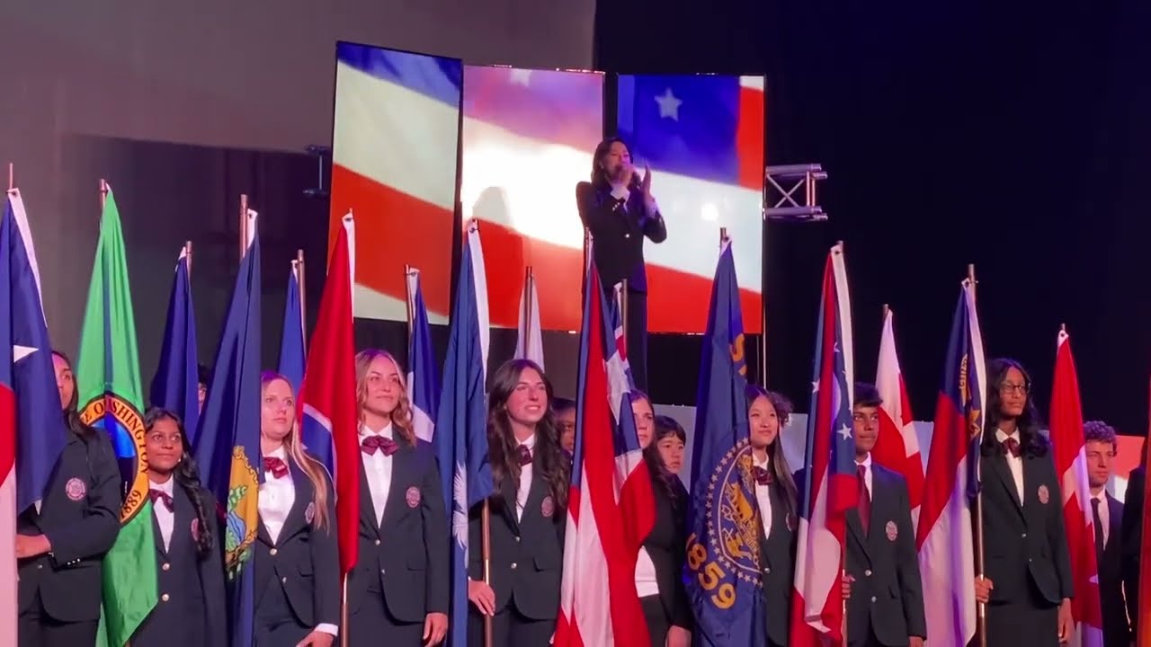 HOSA ILC 2023 National Anthem Opening Ceremony in Texas - Illasell Tan
