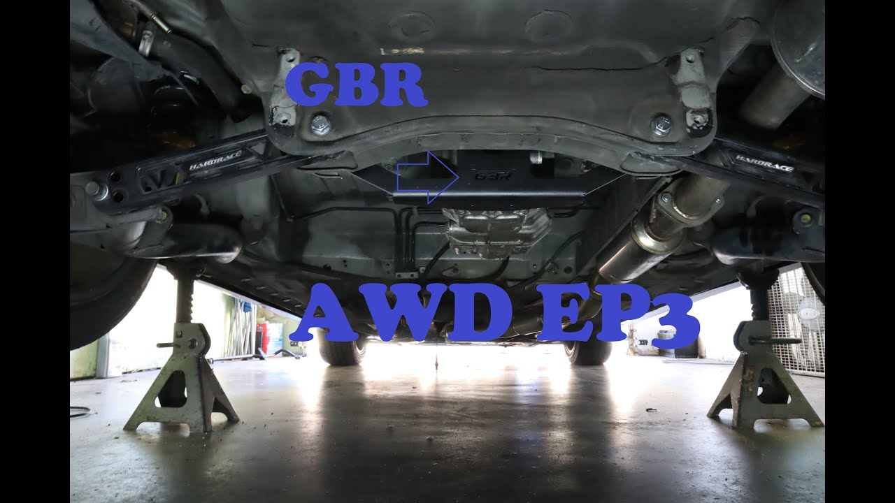 GBR V3 AWD Rear Diff Bracket Install on a Turbo K24 EP3 and (DC5/EM2)