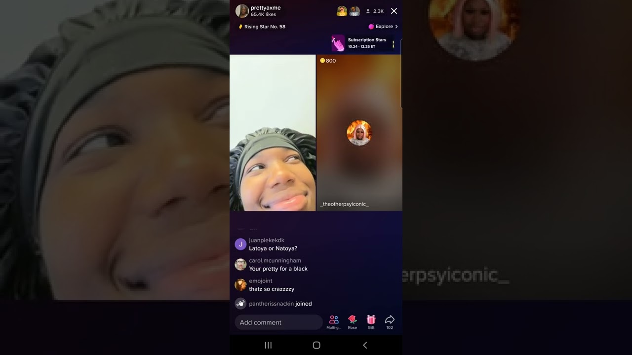 Jeorgia Peach late night guest w/ Prettyaxme (11/26/22) Part 2
