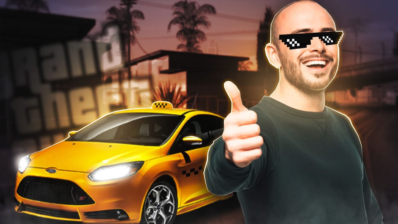 GTA MTA RP - O TAXISTA MAIS CALOTEIRO DA CIDADE! (Brasil Gaming Realista)