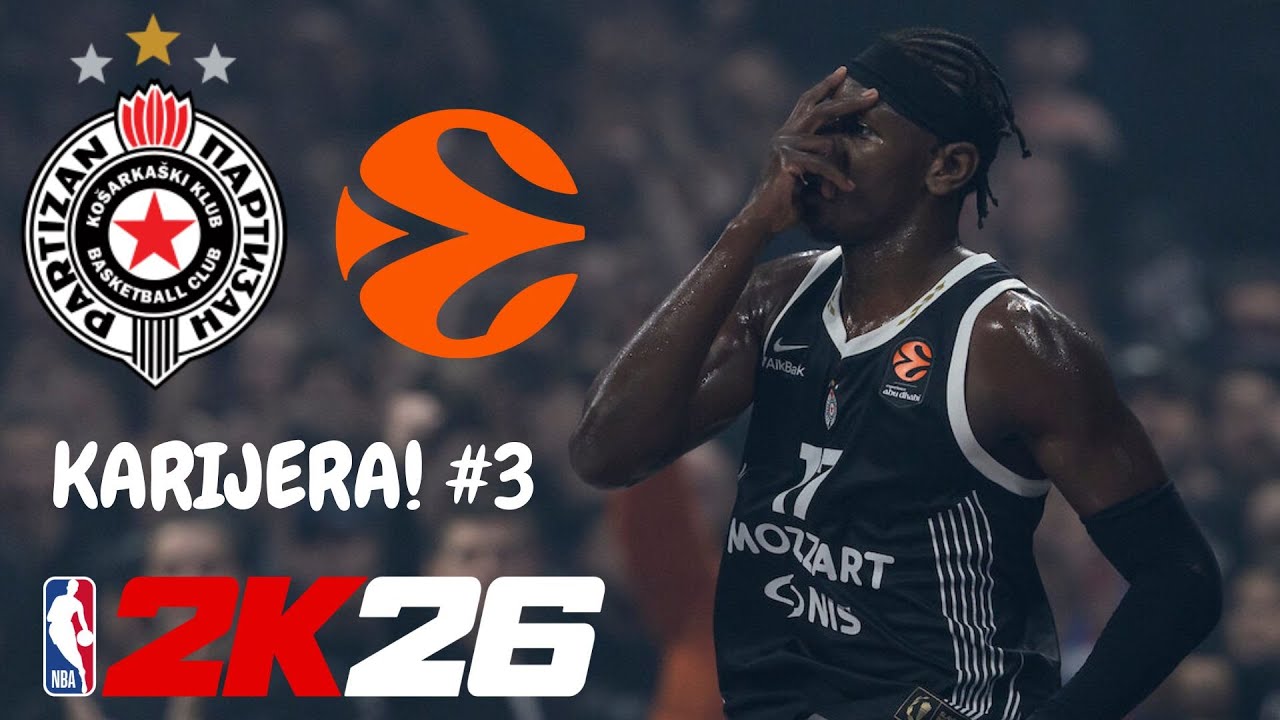 Karijera Sa PARTIZANOM Bez Trejdova U NBA2K26! - Epizoda 3