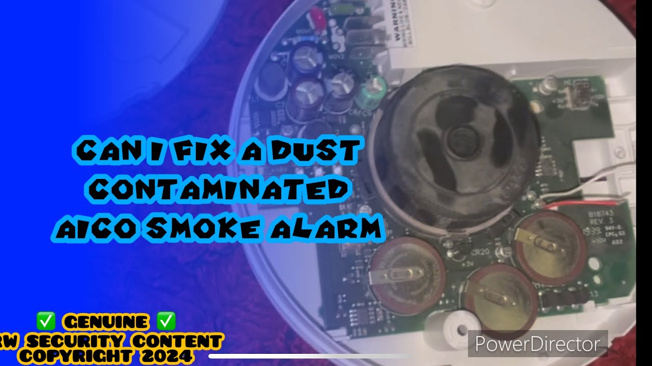 Can I Fix a Dust Contaminated Aico Smoke Alarm?
