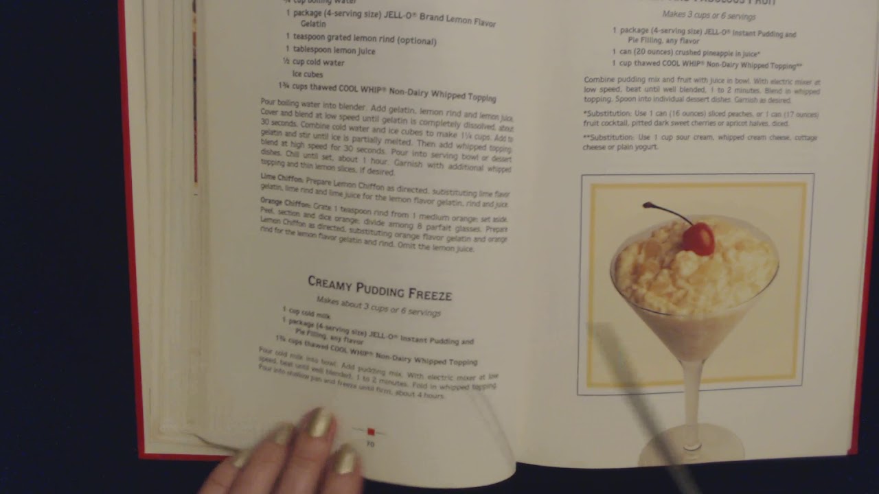 ASMR ~ Reading Recipes (Soft Spoken w/Pointer)