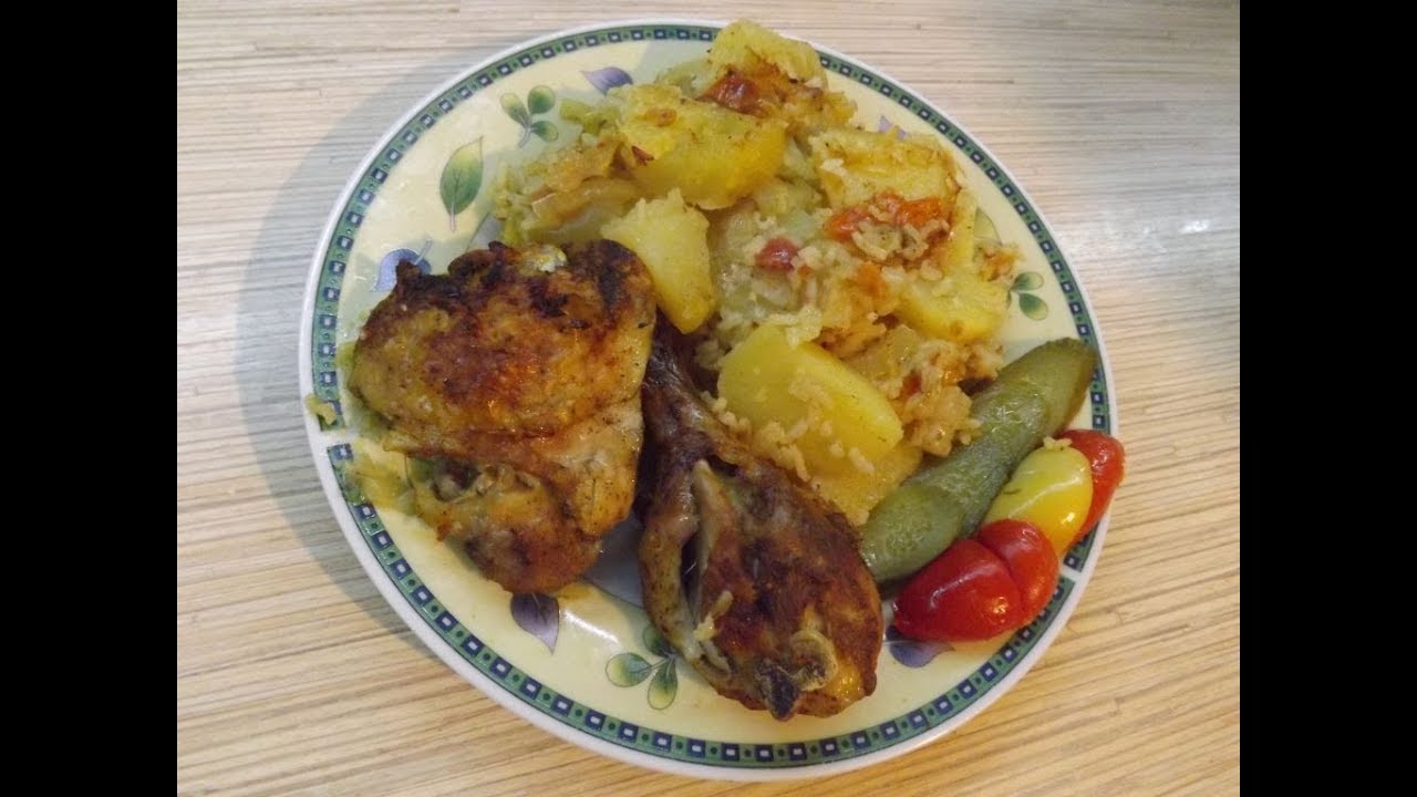 Tepsis csirke, sült csirke  , ( Görög csirke magyarosítva)