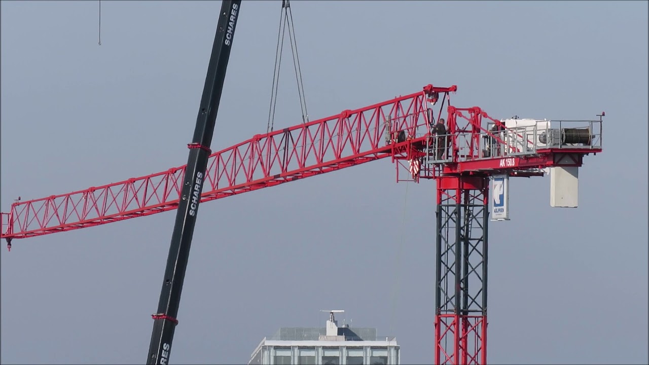 Kran Demontage BBL und Liebherr LTM 1100 4.2