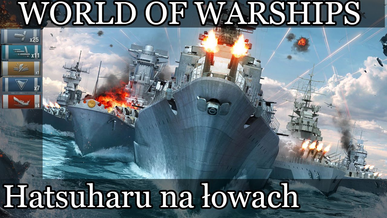 World of Warships - Hatsuharu vs grube ryby.