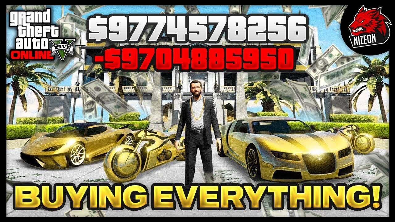 Buying EVERYTHING in 20 Minutes! (GTA Online Shopping Spree)