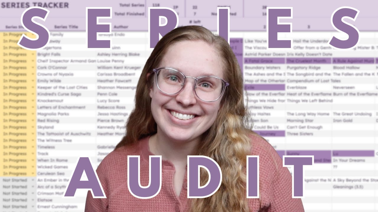 2026 SERIES AUDIT + a new series spreadsheet!