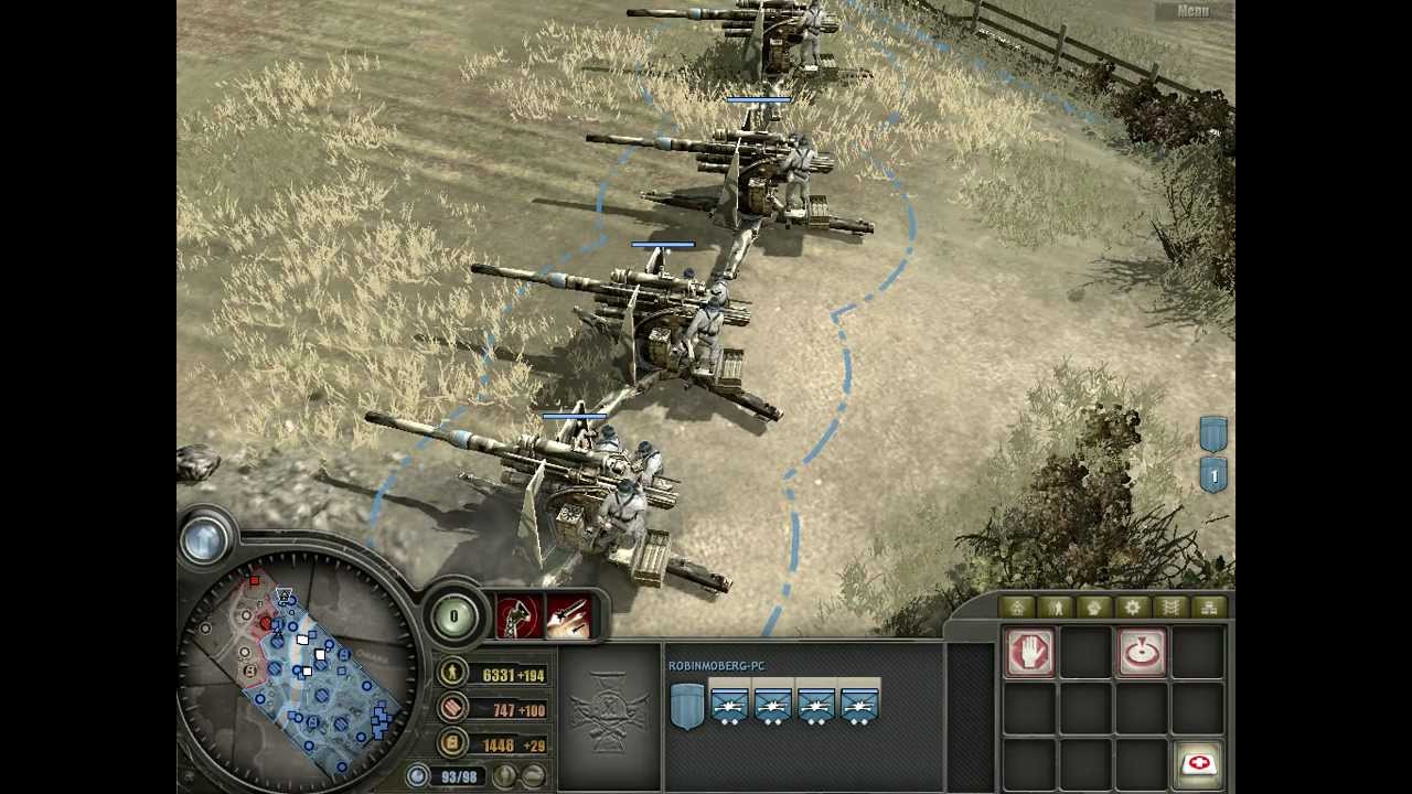 Company of Heroes 88 mm flak 36 at/aa