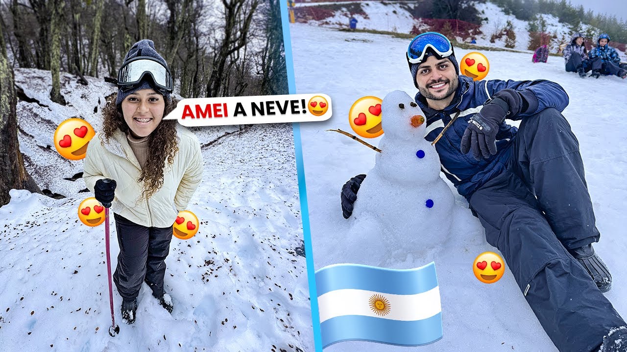JAMILLY CONHECEU A NEVE PELA PRIMEIRA VEZ ❄️ *Dia dos namorados*