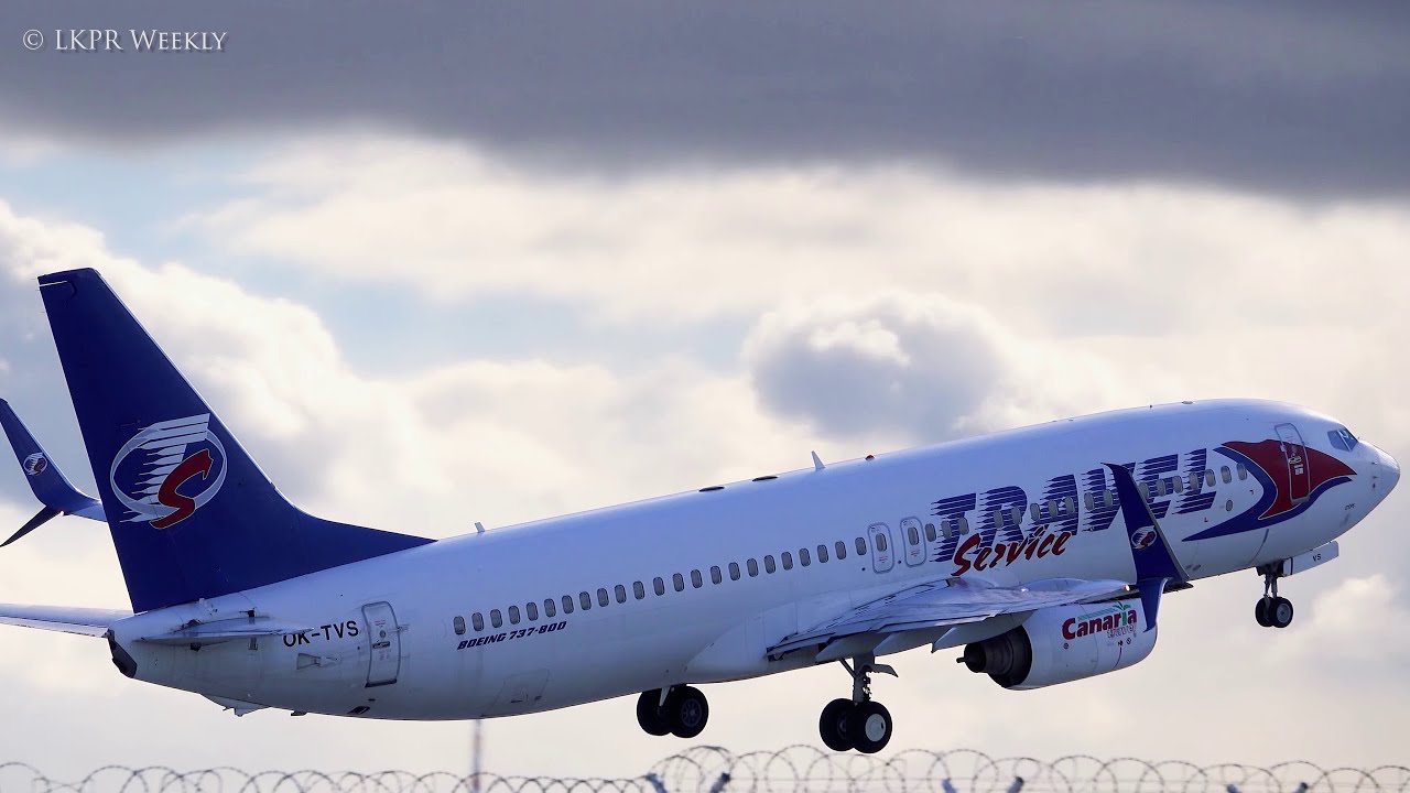 (4K) Planespotting Prague (PRG) Ep. 14 | Runway 24 Landings & Takeoffs | A Bit Windy Day
