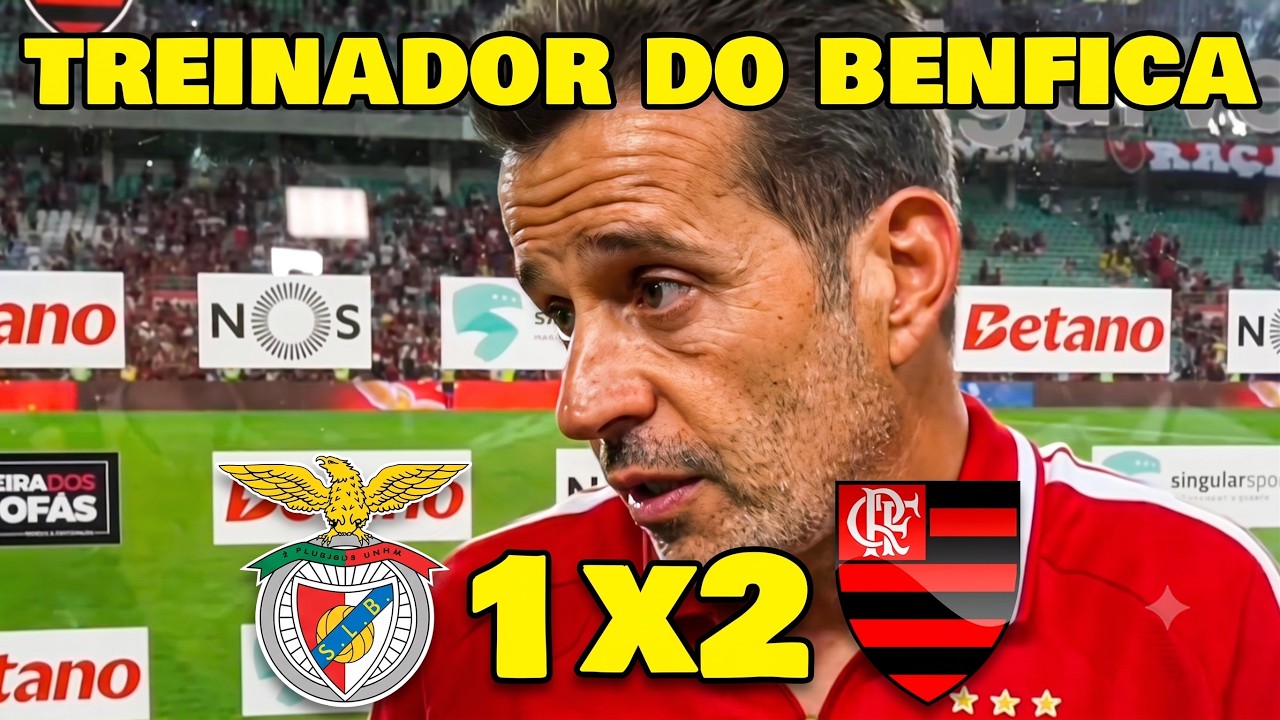 TREINADOR DO BENFICA MARCO SILVA FALOU DEPOIS DO JOGO! BENFICA 1x2 FLAMENGO.