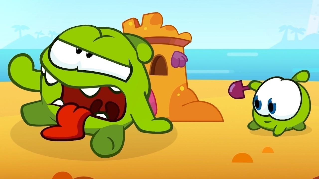 Summer Heat! ☀️⛱️ | 🐙 Om Nom Stories - Cut The Rope 🐙 | Preschool Learning | Moonbug Tiny TV