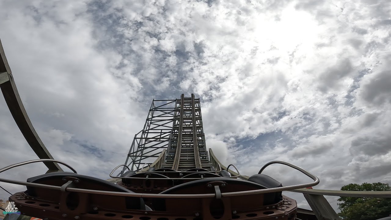 Switchback - Onride Last Row - ZDT'S Amusement Park - Gravitykraft Corporation - Wooden Shuttle