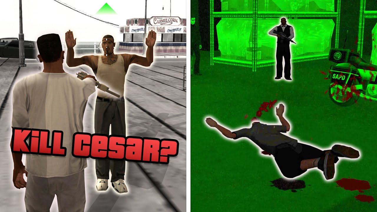 Как убить союзников CJ в GTA San Andreas