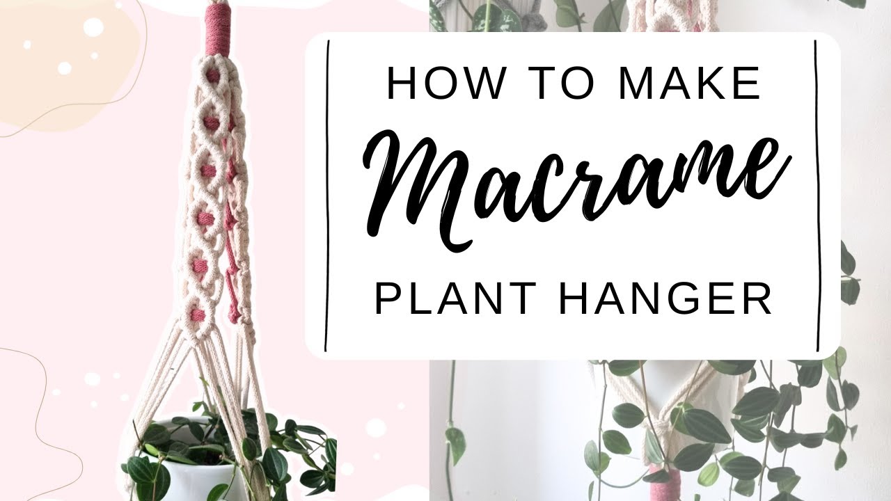 How To Make A Two Colour Macrame Plant Hanger | Step-By_Step DIY Home Decor Tutorial